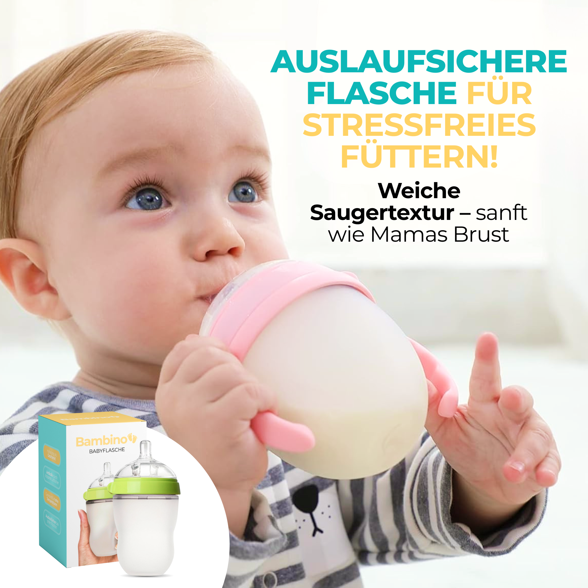 Bambino Babyflasche Aufsatzset
